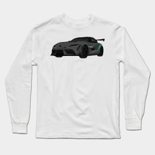 SUPRA DARK-GREY Long Sleeve T-Shirt